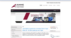 Desktop Screenshot of aimhe.org